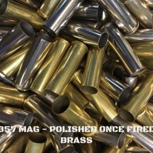 357 Mag - Polished Once Fire Brass (100)