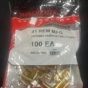 41 Rem Mag -  NEW Winchester Brass (100)